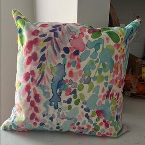 Lily Pulitzer inspired decor pillow